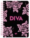 LIBRETA TAPA DURA A5 LA VECINA RUBIA ROSAS ROSA