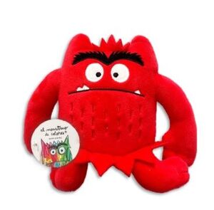 PELUCHE MONSTRUO DE COLORES ROJO (15 CM) IRA