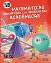 MATEMÁTICAS ORIENTADAS A ENSEÑANZAS ACADÉMICAS 3º ESO. GENIOX LIBRO DEL ALUMNO (