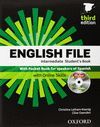 ENGLISH FILE INTERMEDIATE: STUDENT'S BOOK AND WORKBOOK WITH ANSWER KEY PACK 3RD