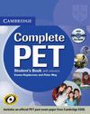 COMPLETE PET STUDENT'S BOOK PACK (STUDENT'S BOOK WITH ANSWERS WITH CD-ROM AND AU