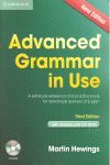 ADVANCED GRAMMAR IN USE 2ºED+CD WITH ANSWERS