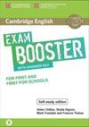 CAMBRIDGE ENGLISH EXAM BOOSTER WITH ANSWER KEY FOR FIRST AND FIRST FOR SCHOOL