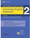 CAMB CAE PRACTICE TEST 2+KEY+DVDR