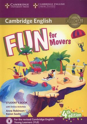 FUN FOR MOVERS 4 EDIT STD WITH ONLINE ACTIVITIES AND CD AUDIO