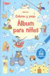 LIBRO PARA NIÑOS COLOREA Y PEGA