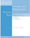 CAMBRIDGE ADVANCED PRACTICE TESTS PLUS (2014). STUDENTS BOOK WITH KEY