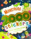 MONSTRUOS 2000 STICKERS - BOBOS, DENTUDOS,PELUDOS,DIVERTIDOS