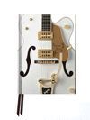 CUADERNO GUITARRA BLANCA. WHITE GUITAR GRETSCH