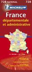 MAPA NATIONAL FRANCIA ADMINISTRATIVA