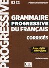 GRAMMAIRE PROGRESSIVE FRANÇAIS CORRIGES B2/C2