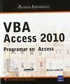 VBA ACCESS 2010