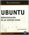 UBUNTU. ADMINISTRACION DE UN SISTEMA LINUX