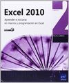 EXCEL 2010 PACK 2 LIBROS APRENDER E INICIARSE EN MACROS