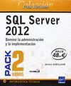 PACK SQL SERVER 2012.DISEÑO Y CREACION BASE DATOS/ADMINISTRACION BASE DATOS TRAN