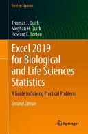 EXCEL 2019 FOR BIOLOGICAL AND LIFE SCIENCES STATISTICS