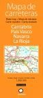 MAPA DE CARRETERAS CANTABRIA/PAIS VASCO/NAVARRA..