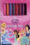 PRINCESAS. COLOREA TU PUZLE