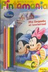 PINTAMANIA LAPICES DE COLORES. MICKEY Y SUS AMIGOS