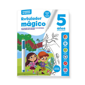 CUADERNO DE REPASO 5 AÑOS CON ACTIVIDADES COLORMAGIC