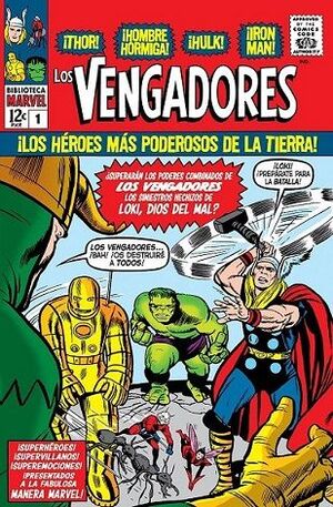 BIBLIOTECA MARVEL 12 LOS VENGADORES 01