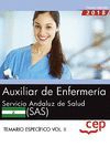 AUXILIAR DE ENFERMERIA. SERVICIO ANDALUZ DE SALUD (SAS). TEMARIO