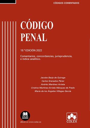 CÓDIGO PENAL - CÓDIGO COMENTADO. 19ª ED. 2022