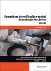 OPEACIONES DE VERIFICACION Y CONTROL DE PRODUCTOS MECANICOS