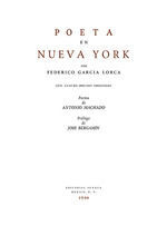 POETA EN NUEVA YORK POR FEDERICO GARCIA LORCA