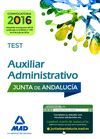AUXILIARES ADMINISTRATIVOS DE LA JUNTA DE ANDALUCÍA. TEST