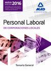 PERSONAL LABORAL CORPORACIONES LOCALES TEMARIO GENERAL