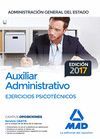 AUXILAR ADMINISTRATIVO. EJERCICIOS PSICOTECNICOS