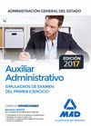 AUXILIAR ADMINISTRATIVO SIMULACRO EXAMEN PRIMER EJERCICIO