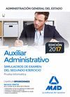 AUXILIAR ADMINISTRATIVO. SIMULACROS DE EXAMEN SEGUNDO EJERCICIO