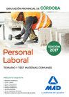 PERSONAL LABORAL TEMARIO Y TEST MATERIAS COMUNES