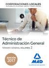 TÉCNICO  DE ADMINISTRACIÓN GENERAL CORPORACIONES LOCALES. TEMARIO 2