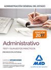 ADMINISTRATIVO TEST Y SUPESTOS PRACTICOS PROMOCIÓN INTERNA