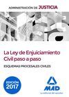 LA LEY DE ENJUICIAMIENTO CIVIL PASO A PASO. ESQUEMAS PROCESALES CIVILES