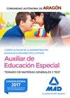 AUXILIAR EDUCACIÓN ESPECIAL TEMARIO DE MATERIAS GENERALES Y TEST ARAGÓN