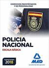 POLICÍA NACIONAL ESCALA BÁSICA. EJERCICIOS PSICOTÉCNICOS Y DE PERSONALIDAD