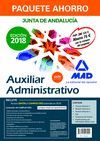 PAQUETE AHORRO AUXILIAR ADMINISTRATIVO JUNTA DE ANDALUCÍA. AHORRA 75  (INCLUYE