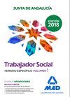 TRABAJADOR SOCIAL DE LA JUNTA DE ANDALUCÍA. TEMARIO ESPECÍFICO VOLUMEN 1