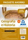 PAQUETE AHORRO GEOGRAFÍA E HISTORIA. CUERPO DE PROFESORES DE ENSEÑANZA SECUNDARI