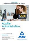 AUXILIAR ADMINISTRATIVO ADMINISTRACIÓN DEL ESTADO. TEST