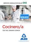 COCINERO/A SAS. TEST DEL TEMARIO COMÚN