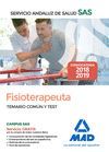 FISIOTERAPEUTA SAS. TEMARIO COMÚN Y TEST