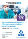 AYUDANTE DE INVESTIGACIÓN DE LOS ORGANISMOS PÚBLICOS DE INVESTIGACIÓN. LABORATOR