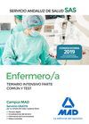 ENFERMERO/A SAS. TEMARIO INTENSIVO PARTE COMÚN Y TEST