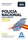 POLICÍA NACIONAL ESCALA BÁSICA. TEMARIO VOLUMEN 1 CIENCIAS JURÍDICAS