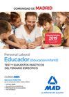 EDUCADOR (EDUCACIÓN INFANTIL). PERSONAL LABORAL DE LA COMUNIDAD DE MADRID  TEST